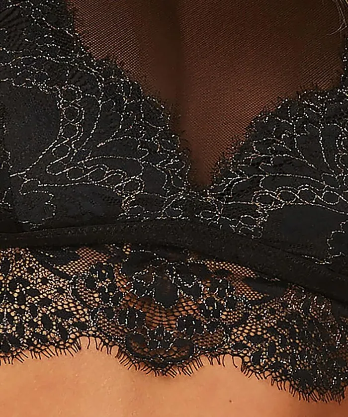Hunkemller Cynthia Longsleeved Bralette 8211 Black 8211 Women Hunkemller Cynthia Longsleeved Bralette 8211 Black 8211 Women