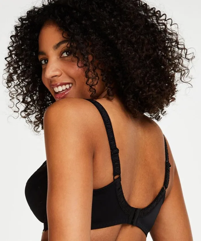 Hunkemller Diva NonPadded Underwired Bra 8211 Black Black 8211 Women Hunkemller Diva NonPadded Underwired Bra 8211 Black Black 8211 Women