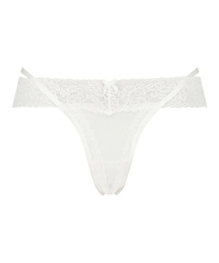 Hunkemller Elliena Extra Low V Thong 8211 White White 8211 Women