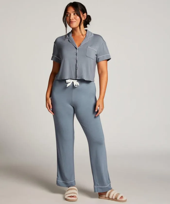 Hunkemller Essential Jersey Pants 8211 Blue Blue 8211 Women