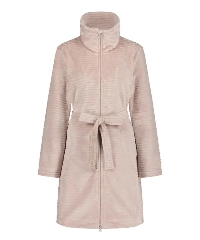 Hunkemller Fleece Zip Bathrobe 8211 Pink Pink 8211 Women Hunkemller Fleece Zip Bathrobe 8211 Pink Pink 8211 Women