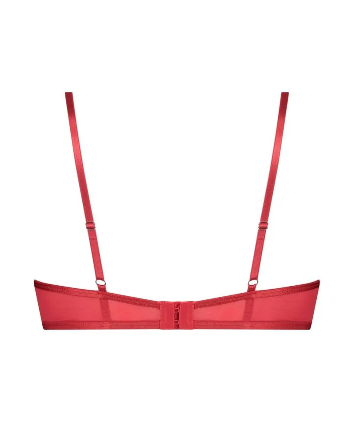 Hunkemller Isabelle NonPadded Underwired Bra 8211 Red Red 8211 Women