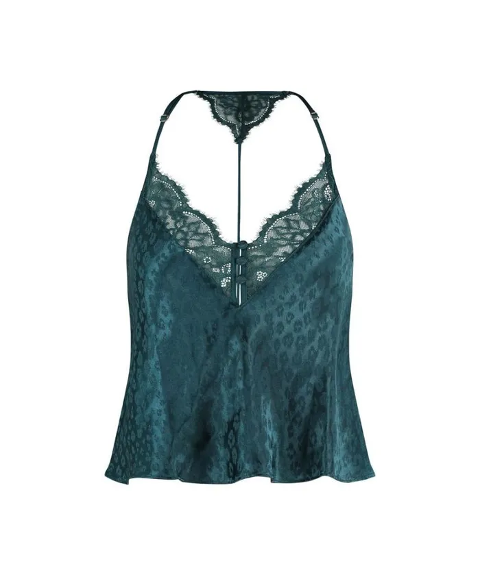 Hunkemller Leopard Cami 8211 Blue Blue 8211 Women Hunkemller Leopard Cami 8211 Blue Blue 8211 Women