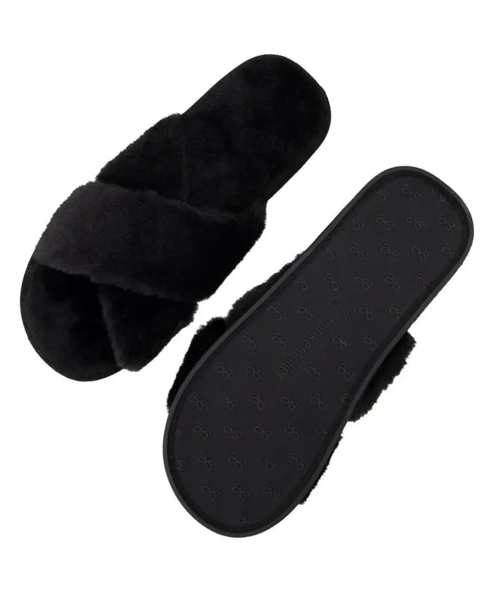 Hunkemller Lia Slippers 8211 Black Black 8211 Women