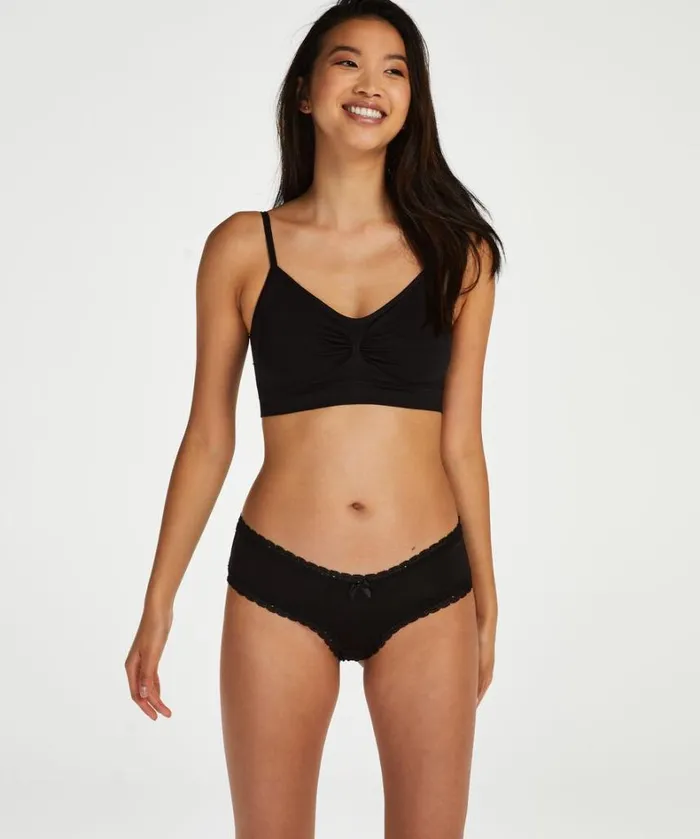 Hunkemller London Vshaped Brazilian 8211 Black Black 8211 Women