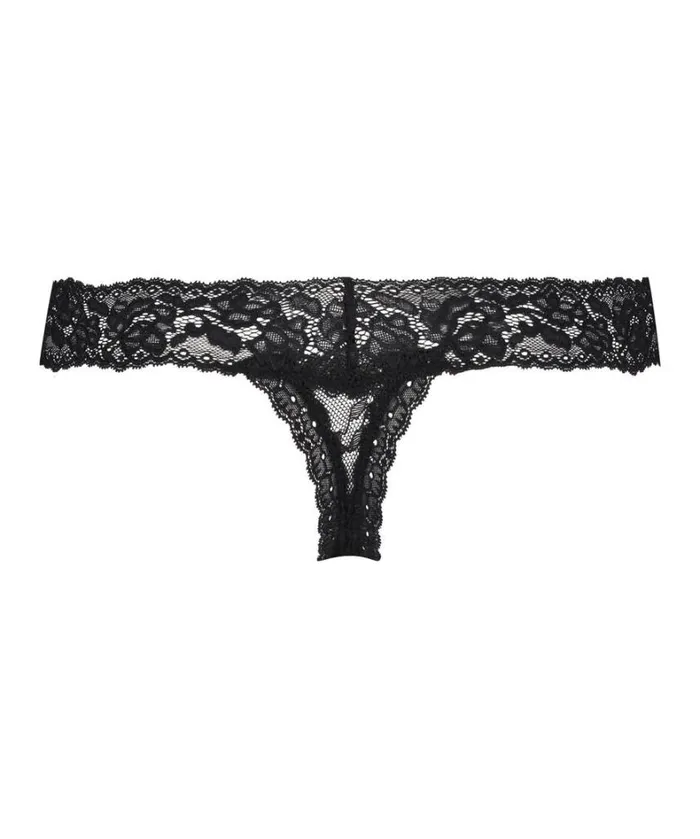 Hunkemller Madison Extra Low Thong 8211 Black Black 8211 Women Hunkemller Madison Extra Low Thong 8211 Black Black 8211 Women