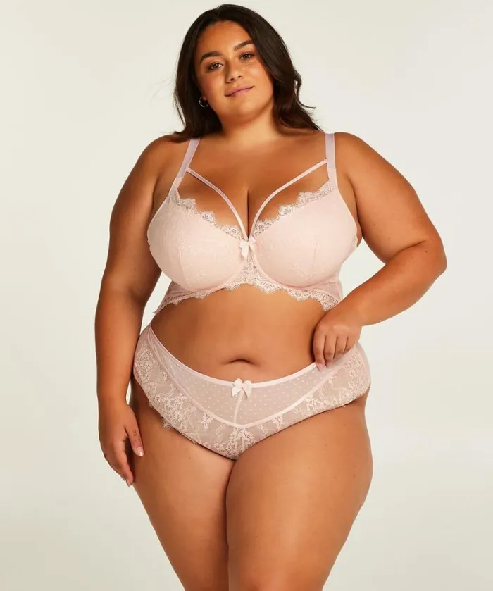 Hunkemller Marilee Padded Underwired Longline Bra 8211 Pink Pink 8211 Women Hunkemller Marilee Padded Underwired Longline Bra 8211 Pink Pink 8211 Women