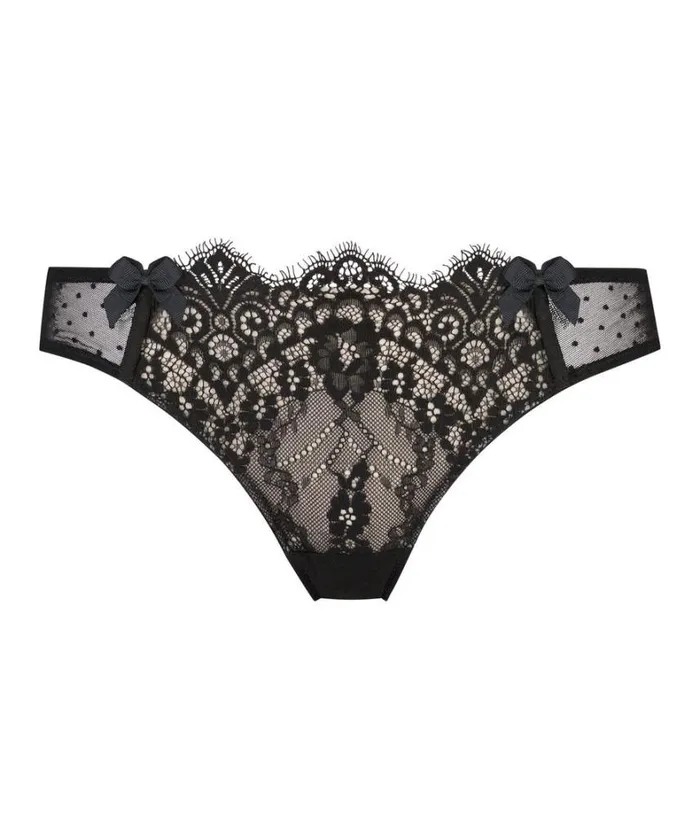 Hunkemller Marilee Thong 8211 Black Black 8211 Women