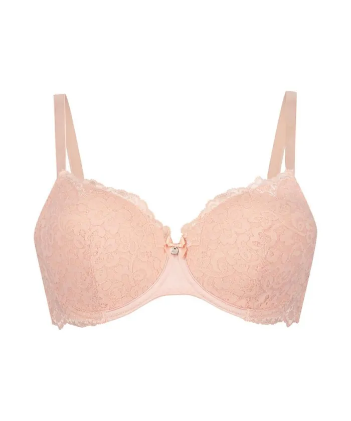 Hunkemller Marine Padded Underwired Bra 8211 Pink Pink 8211 Women