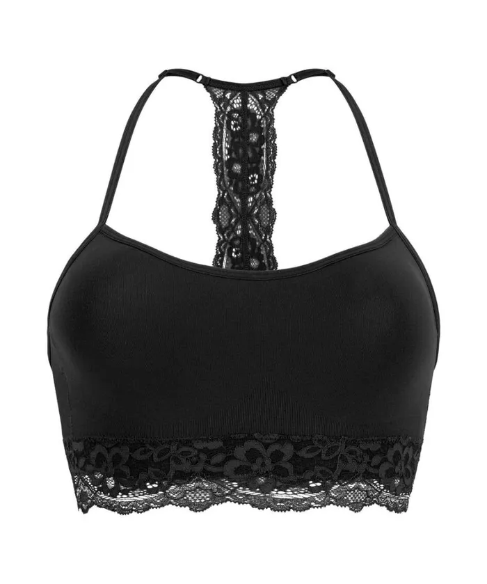 Hunkemller Marine Seamless Bralette 8211 Black 8211 Women