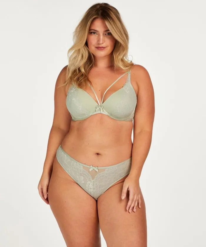 Hunkemller Meghan Padded Underwired Bra 8211 Green Green 8211 Women