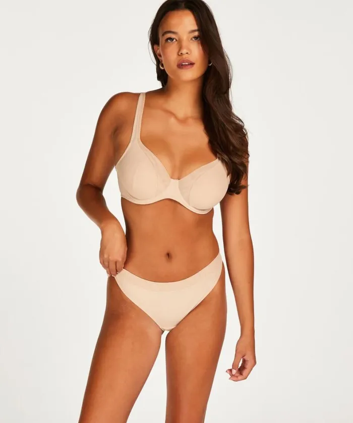 Hunkemller Mesh Nonpadded Underwired Bra 8211 Beige Beige 8211 Women Hunkemller Mesh Nonpadded Underwired Bra 8211 Beige Beige 8211 Women