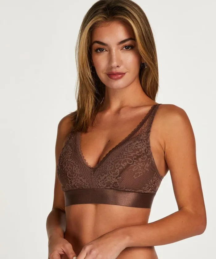 Hunkemller Morgan Prosthetic Underwireless Bra 8211 Brown Brown 8211 Women