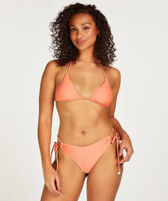 Hunkemller Peachy Triangle Bikini Top 8211 Orange Orange 8211 Women