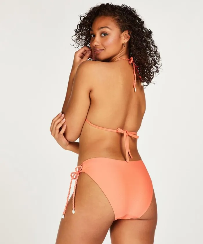 Hunkemller Peachy Triangle Bikini Top 8211 Orange Orange 8211 Women