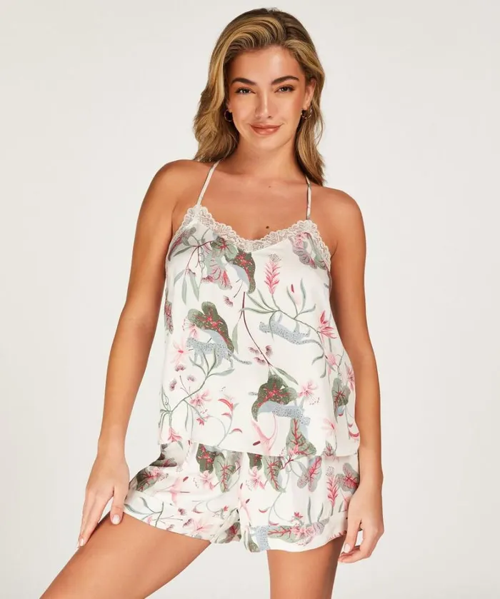 Hunkemller Pyjama Shorts 8211 White White 8211 Women