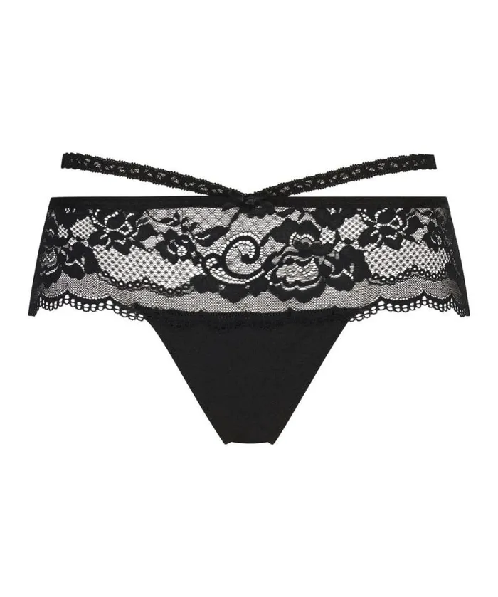 Hunkemller Quinn Thong Boxers 8211 Black Black 8211 Women