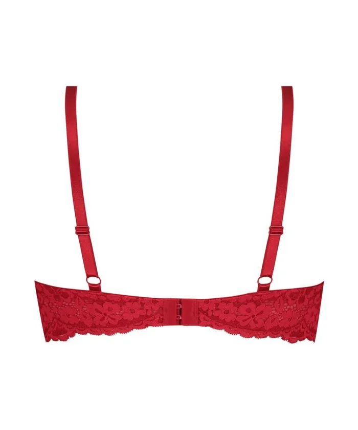 Hunkemller Rose NonPadded Underwired Bra 8211 Red Red 8211 Women Hunkemller Rose NonPadded Underwired Bra 8211 Red Red 8211 Women