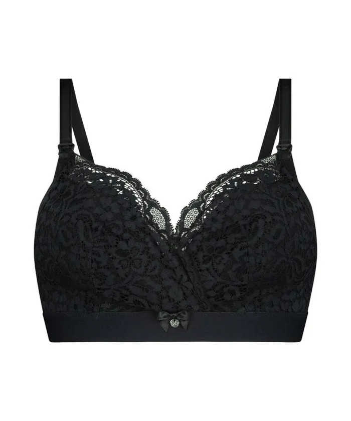 Hunkemller Rose Padded Nursing Bra 8211 Black Black 8211 Women
