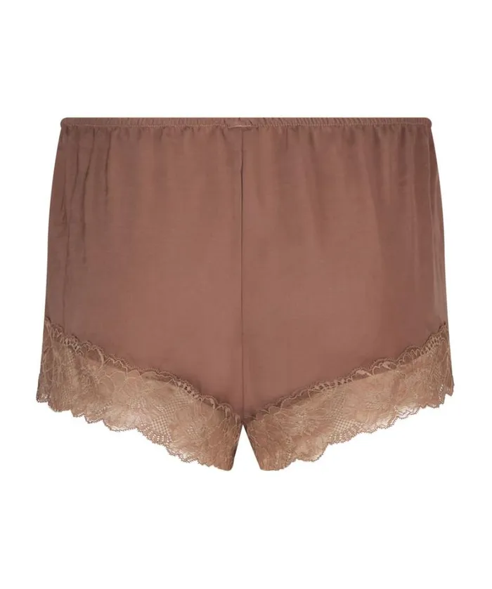 Hunkemller Satin Shorts 8211 Brown Brown 8211 Women