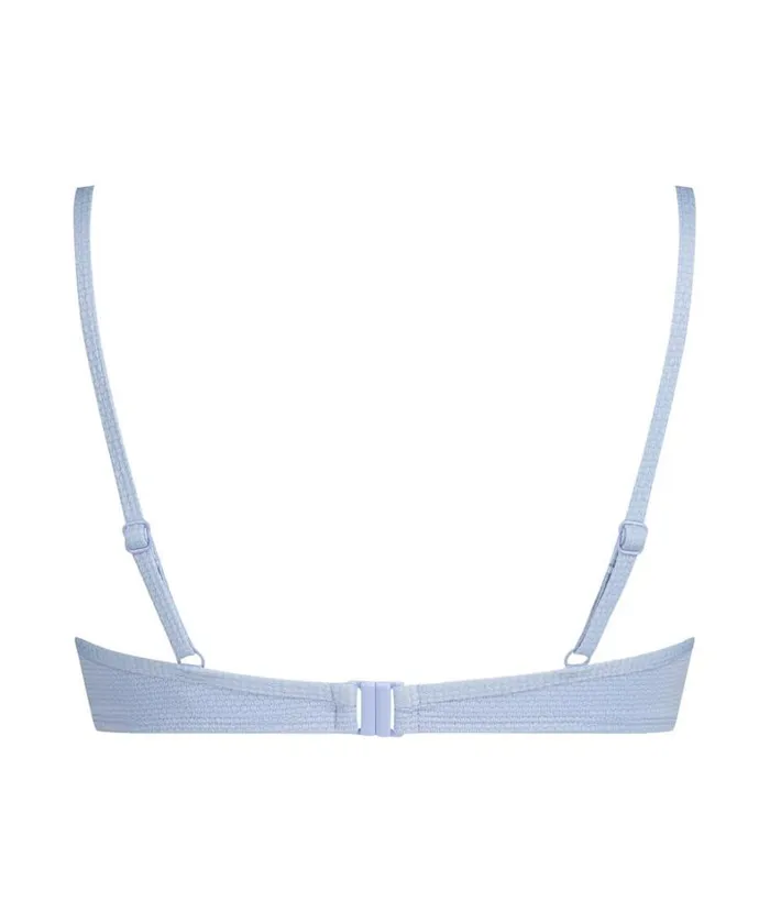 Hunkemller Scallop Padded Underwired Bikini Top 8211 Blue Blue 8211 Women Hunkemller Scallop Padded Underwired Bikini Top 8211 Blue Blue 8211 Women
