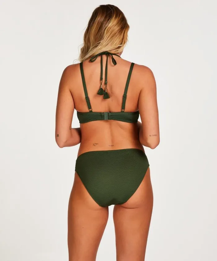 Hunkemller Scallop Padded Underwired Bikini Top 8211 Green Green 8211 Women Hunkemller Scallop Padded Underwired Bikini Top 8211 Green Green 8211 Women
