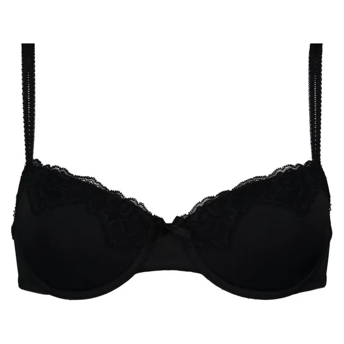 Hunkemller Secret Lace Padded Underwired Bra 8211 Black Black 8211 Women