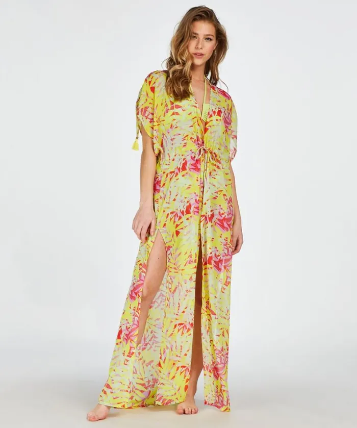 Hunkemller Sheer Kimono 8211 Green 8211 Women