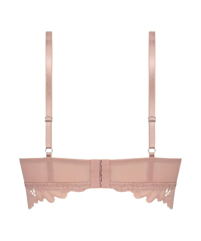 Hunkemller Shiloh Padded Longline NonUnderwired Bra 8211 Pink Pink 8211 Women