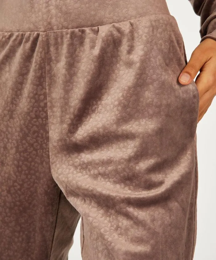 Hunkemller Velours Jogging Pants 8211 Brown Brown 8211 Women Hunkemller Velours Jogging Pants 8211 Brown Brown 8211 Women