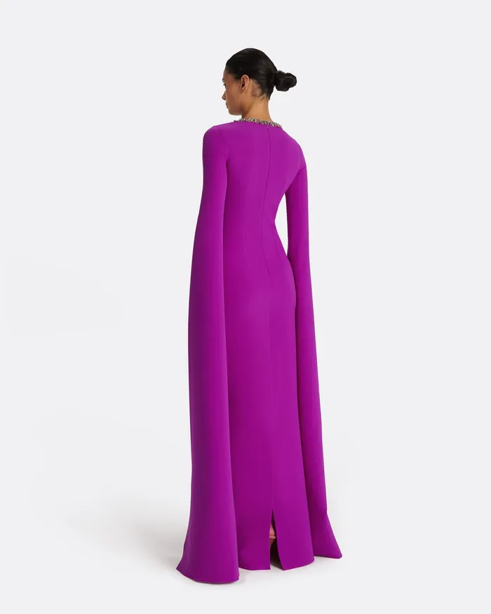 Icons Talina Magenta Long Dress Magenta Safiyaa Women