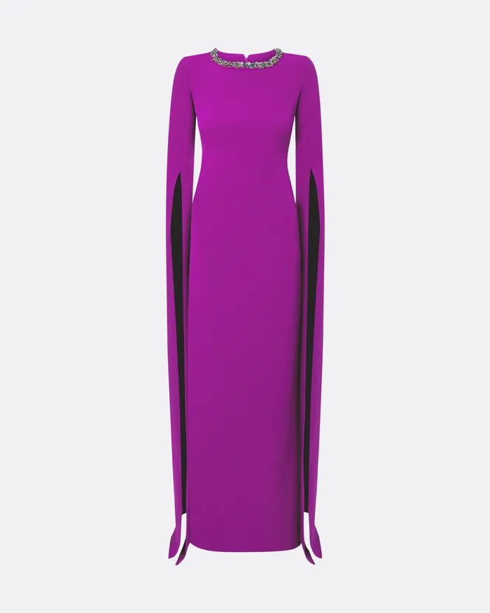 Icons Talina Magenta Long Dress Magenta Safiyaa Women