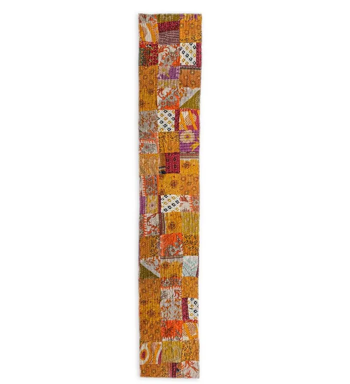Indoor Living 84034 Upcycled Kantha Table Runner Plow and Hearth Online
