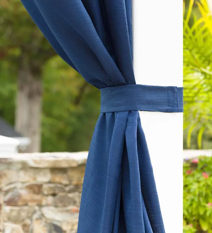 Indoor Living Grasscloth Outdoor Curtain Panel With Grommet Top Plow and Hearth Curtain Panels Indoor Living Grasscloth Outdoor Curtain Panel With Grommet Top Plow and Hearth Curtain Panels