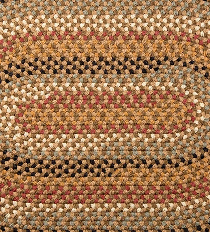Indoor Living IndoorOutdoor Braided Polypro Roanoke Round Chair Pad With Ties 8211 Black Multi Plow and Hearth Braided Rugs Indoor Living IndoorOutdoor Braided Polypro Roanoke Round Chair Pad With Ties 8211 Black Multi Plow and Hearth Braided Rugs