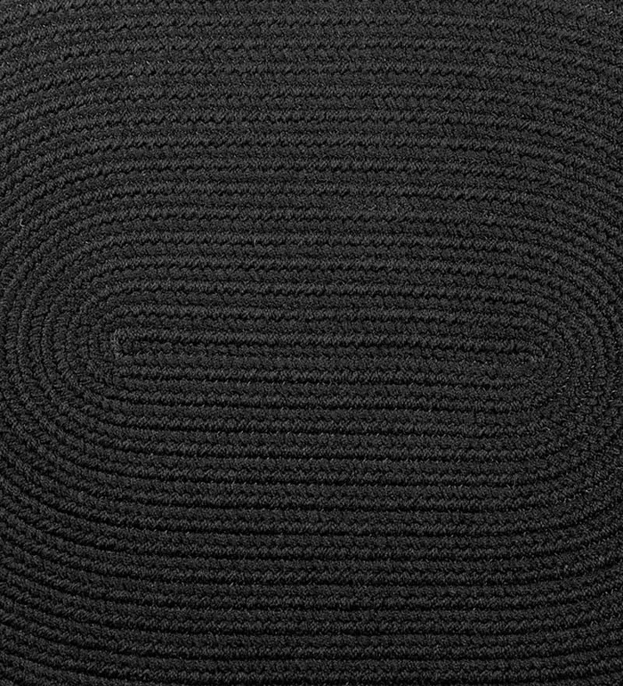 Indoor Living IndoorOutdoor Braided Polypro Roanoke Round Chair Pad With Ties 8211 Black Multi Plow and Hearth Braided Rugs Indoor Living IndoorOutdoor Braided Polypro Roanoke Round Chair Pad With Ties 8211 Black Multi Plow and Hearth Braided Rugs