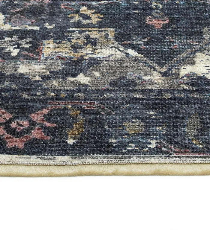 Indoor Living Riverside Midnight EasyCare Polyester Area Rug Plow and Hearth Area Rugs