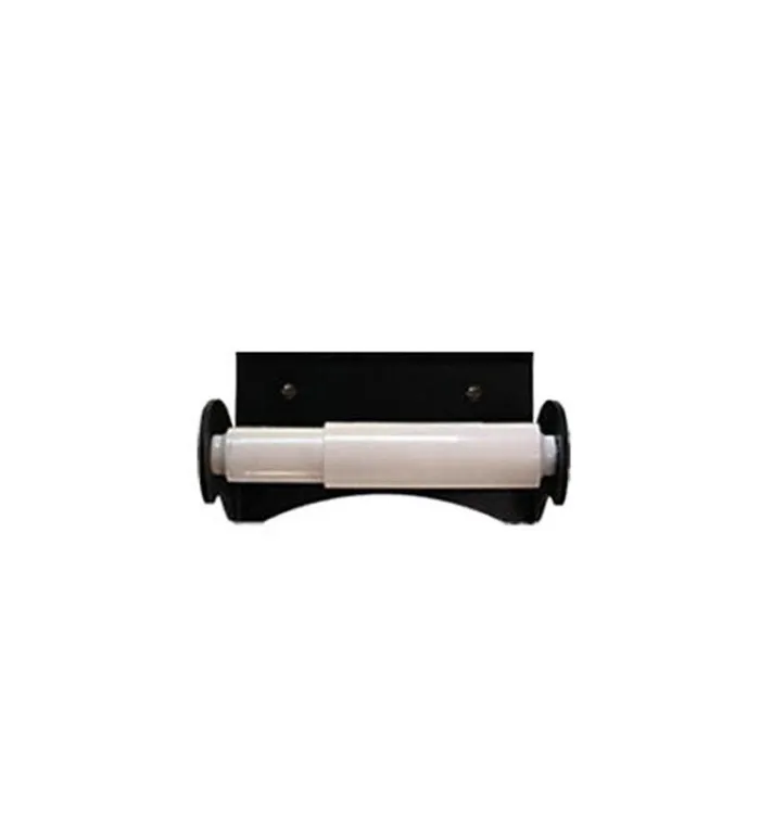Indoor Living UsaMade Wrought Iron RollerStyle Toilet Paper Holder 8211 Bear Plow and Hearth Bath Accessories
