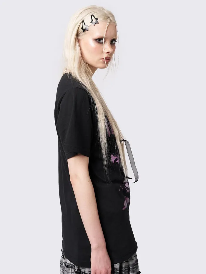 Insanity Skulls Oversized Graphic Tshirt Women Minga London Tops and TShirts
