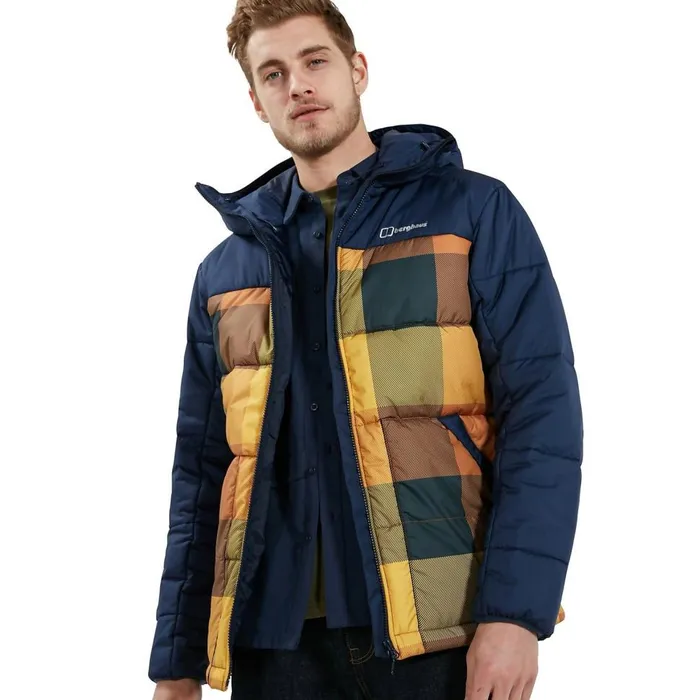 Insulated Men Berghaus Komatiite Insulated Jacket 8211 Blue Brown