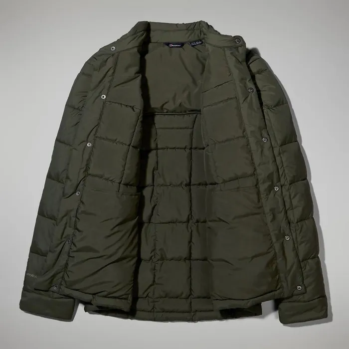Insulated Men Berghaus Nollan Insulated Shirt Jacket 8211 Dark Green