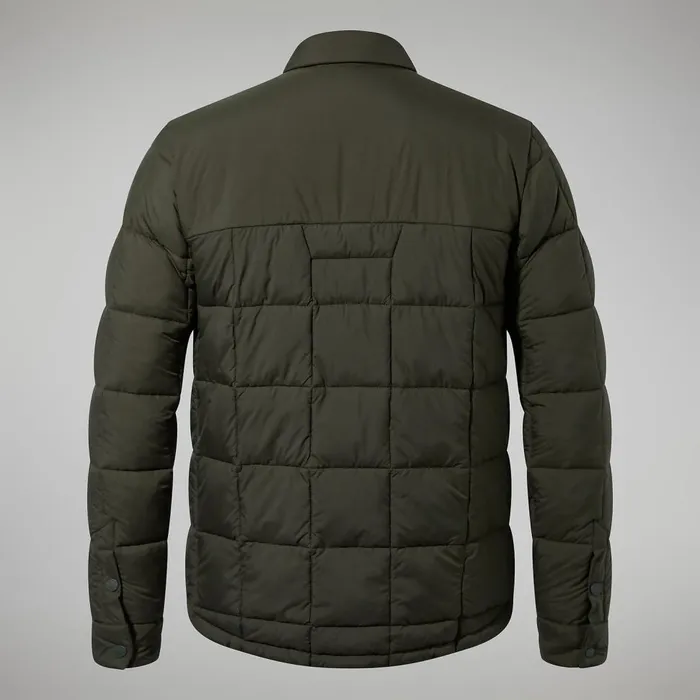 Insulated Men Berghaus Nollan Insulated Shirt Jacket 8211 Dark Green