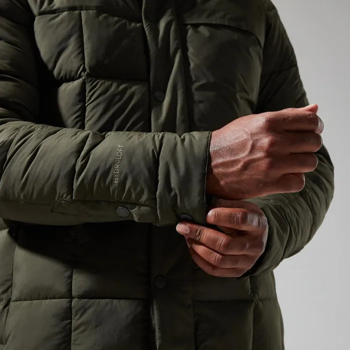 Insulated Men Berghaus Nollan Insulated Shirt Jacket 8211 Dark Green