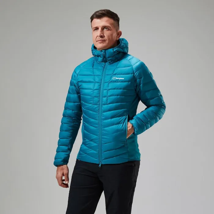 Insulated Men Berghaus Tephra 20 Hooded Insulated Jacket 8211 Turquoise