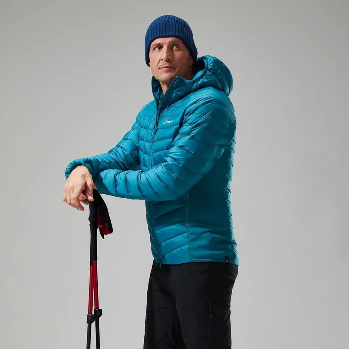 Insulated Men Berghaus Tephra 20 Hooded Insulated Jacket 8211 Turquoise