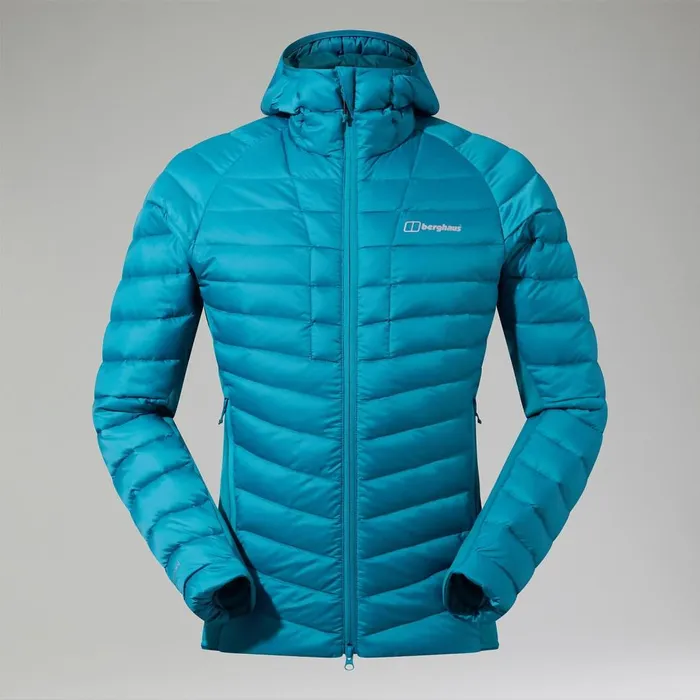 Insulated Men Berghaus Tephra 20 Hooded Insulated Jacket 8211 Turquoise