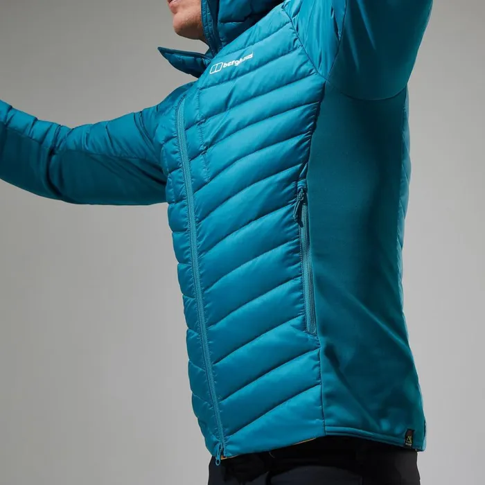 Insulated Men Berghaus Tephra 20 Hooded Insulated Jacket 8211 Turquoise