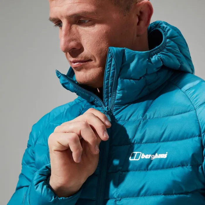 Insulated Men Berghaus Tephra 20 Hooded Insulated Jacket 8211 Turquoise