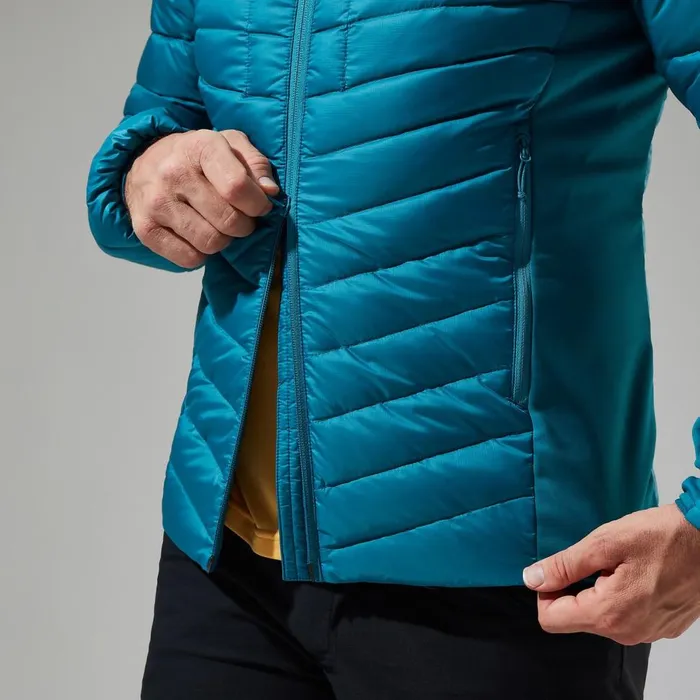Insulated Men Berghaus Tephra 20 Hooded Insulated Jacket 8211 Turquoise