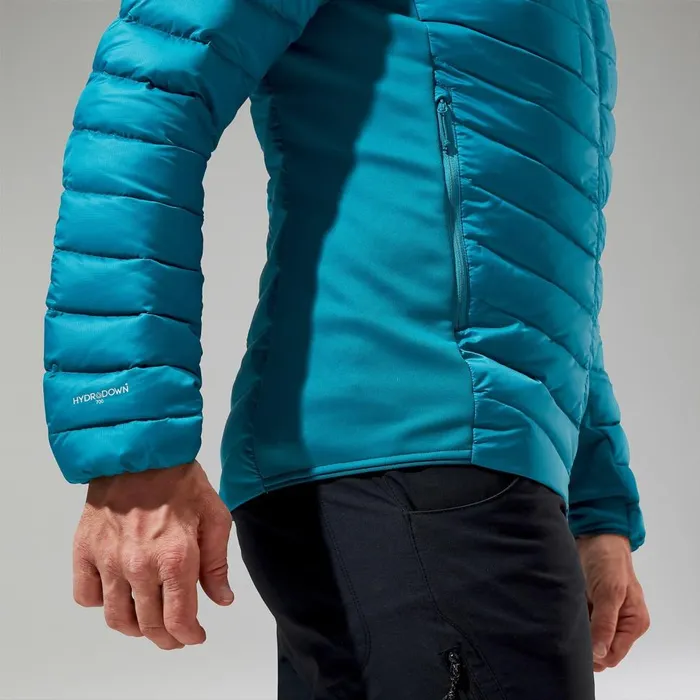Insulated Men Berghaus Tephra 20 Hooded Insulated Jacket 8211 Turquoise